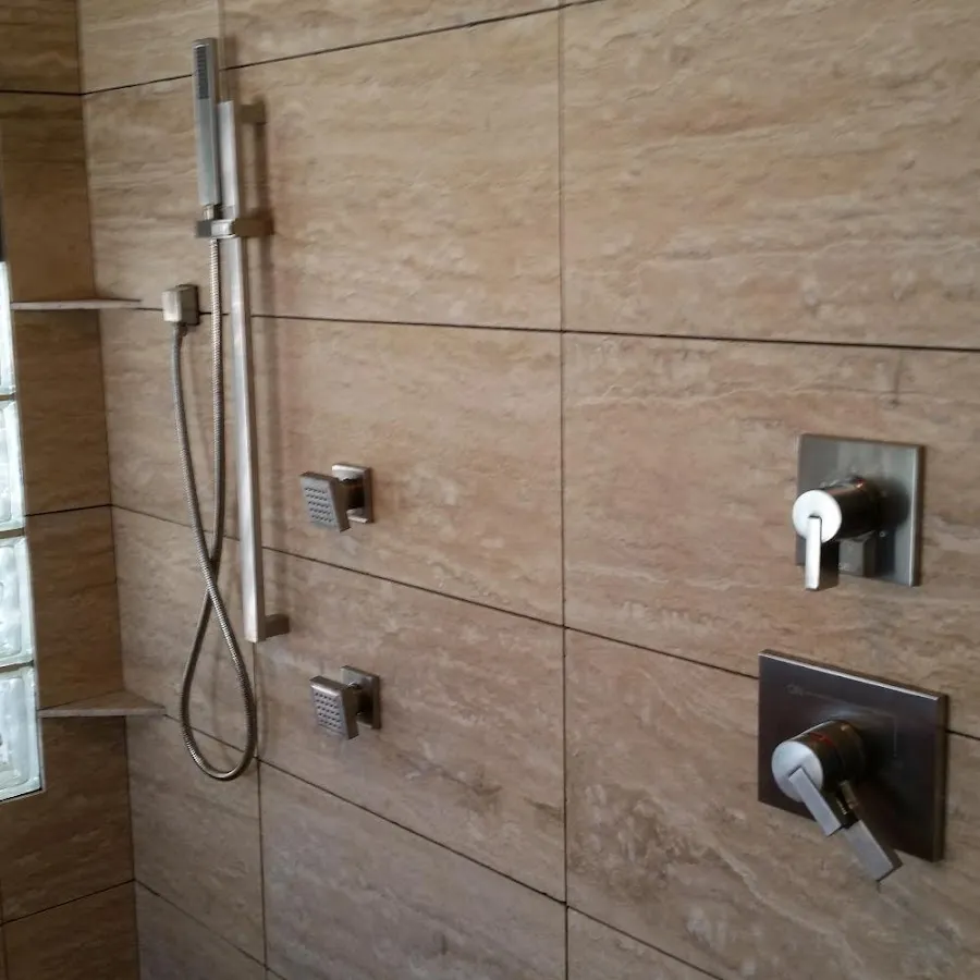 Shower fixture installation for Water Heater Replacement in Fairfax